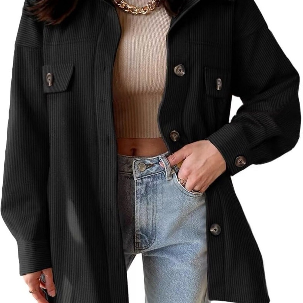 Women’s Corduroy Shacket – Size Large (Like New!)